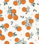 LOUISE - Papier peint enfant - Motif oranges